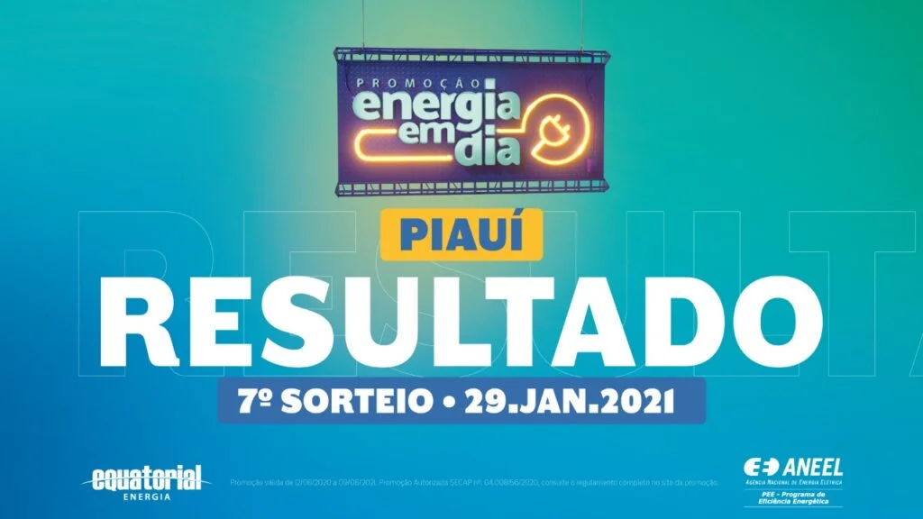 Equatorial divulga ganhadores do 7º sorteio da promoção Energia em Dia