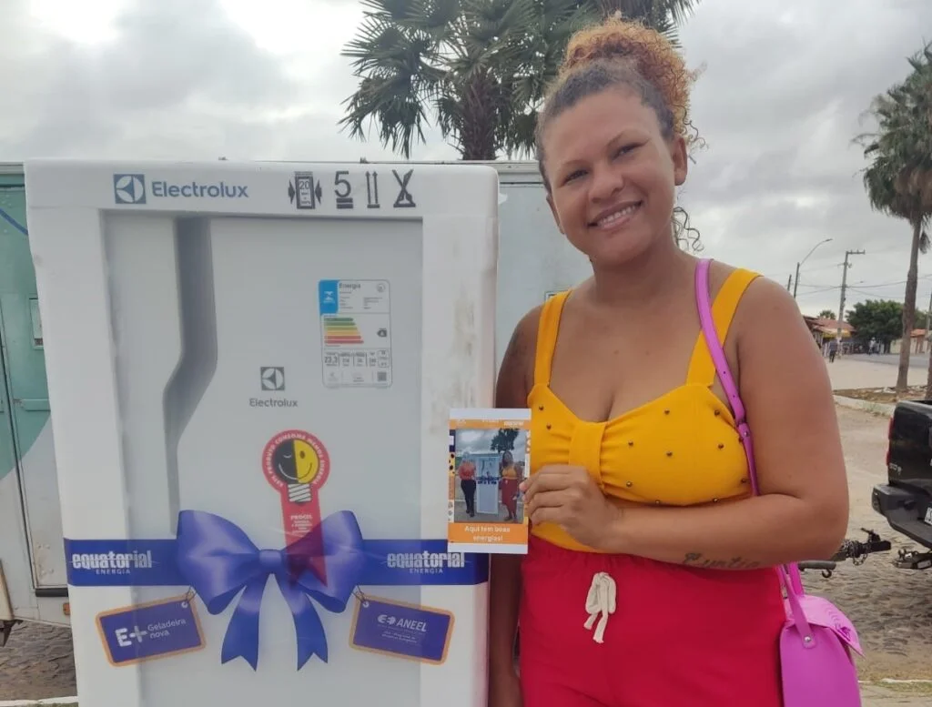 Equatorial divulga os ganhadores do sorteio do E+ Geladeira Nova em Belém do Piauí, Bom Jesus e Parnaíba
