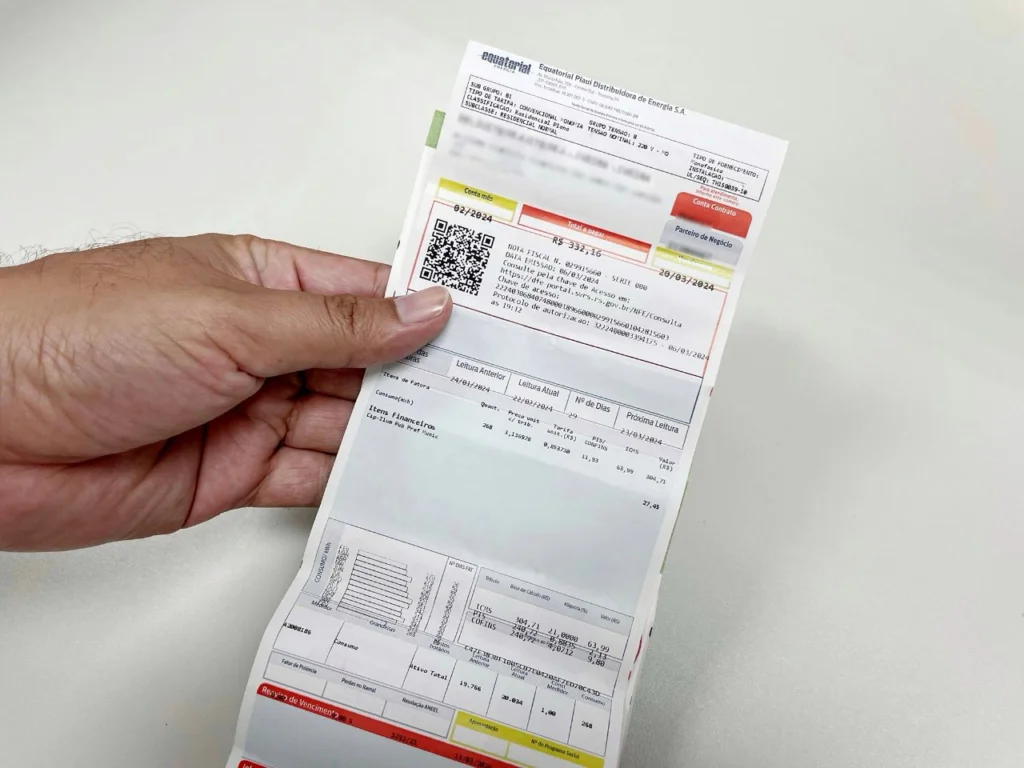 Fatura da Equatorial Piauí agora também é boleto bancário