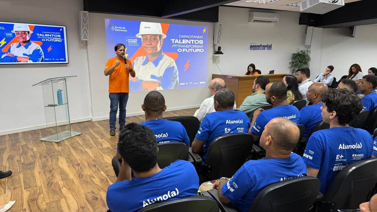 Escola de Eletricistas: Equatorial Piauí realiza aula inaugural da turma 2025 de Teresina