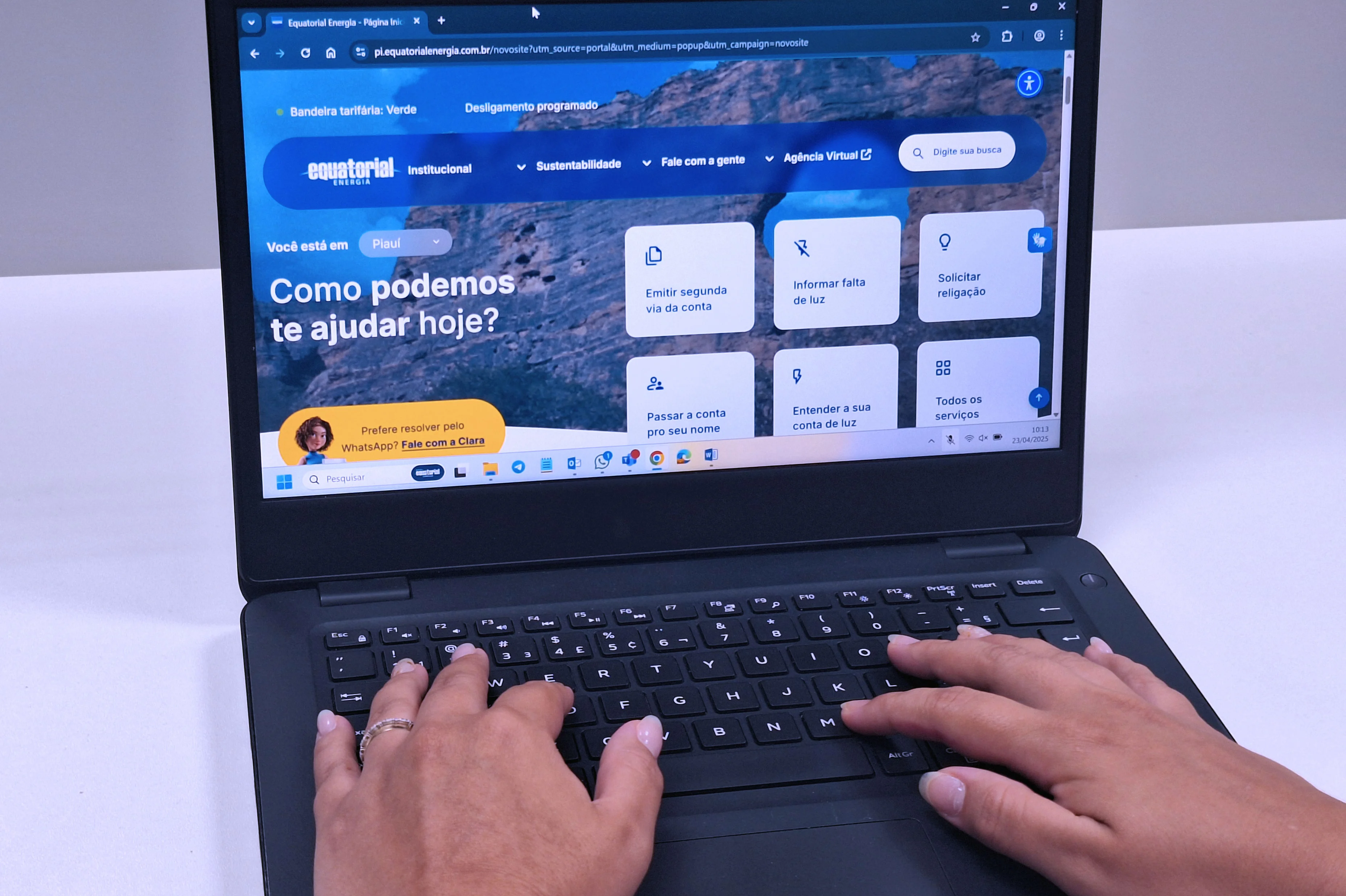 Novo site da Equatorial Piauí traz mais segurança e inovação