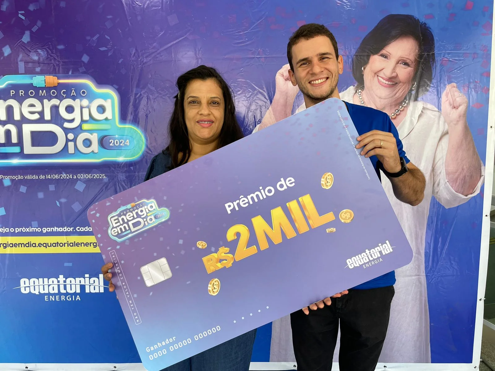 Equatorial Piauí premia mais 60 clientes na promoção Energia em Dia