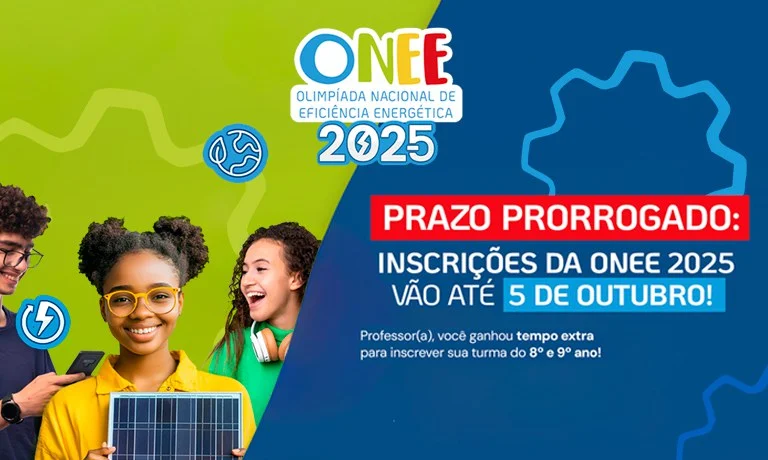Olimpíada Nacional de Eficiência Energética 2025 prorroga inscrições até 5 de outubro