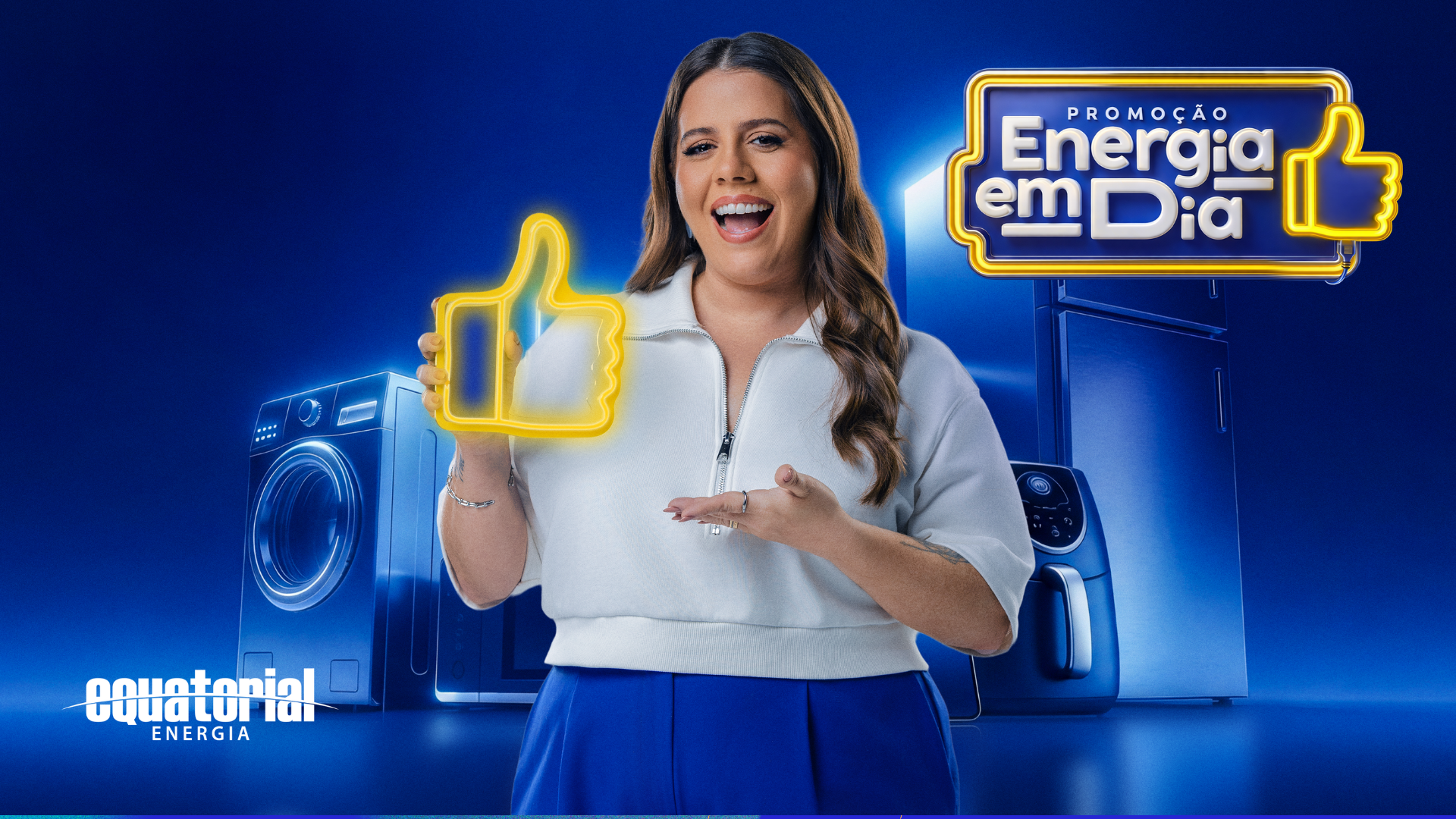 Grupo Equatorial lança campanha “Energia em Dia”, com Tati Machado, para incentivar a adimplência dos clientes