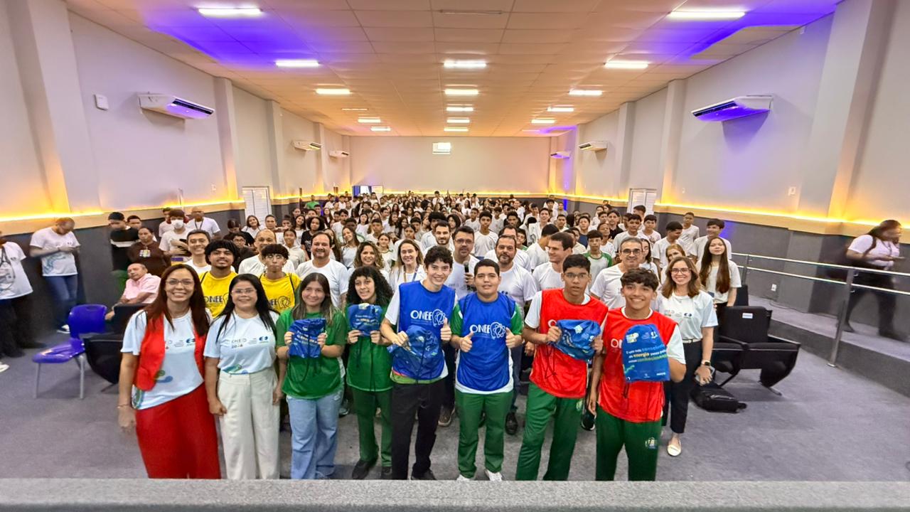 Blitz da ONEE mobiliza estudantes em Teresina sobre consumo de energia
